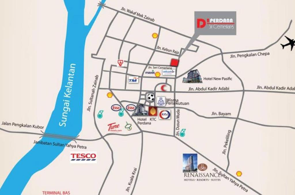 Sas D'Perdana Apartment Kota Bharu Exteriér fotografie